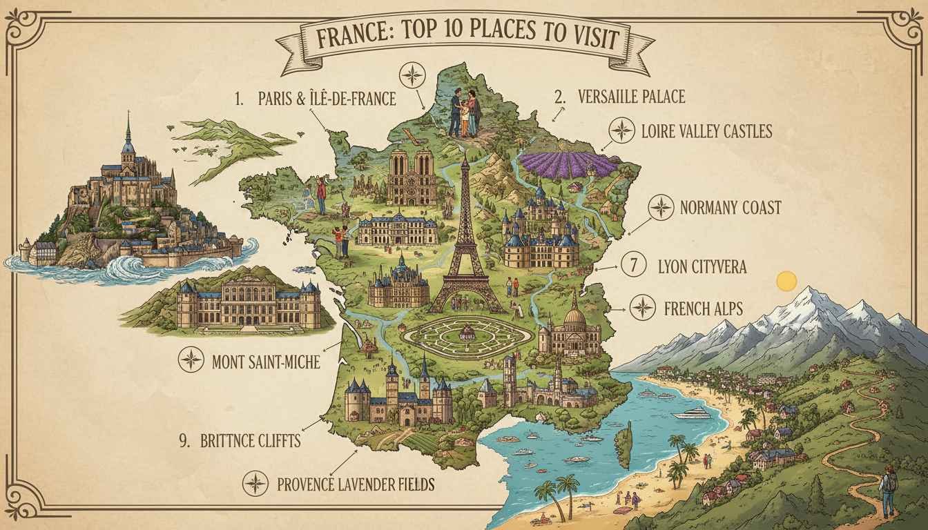 top ten places to visit in france