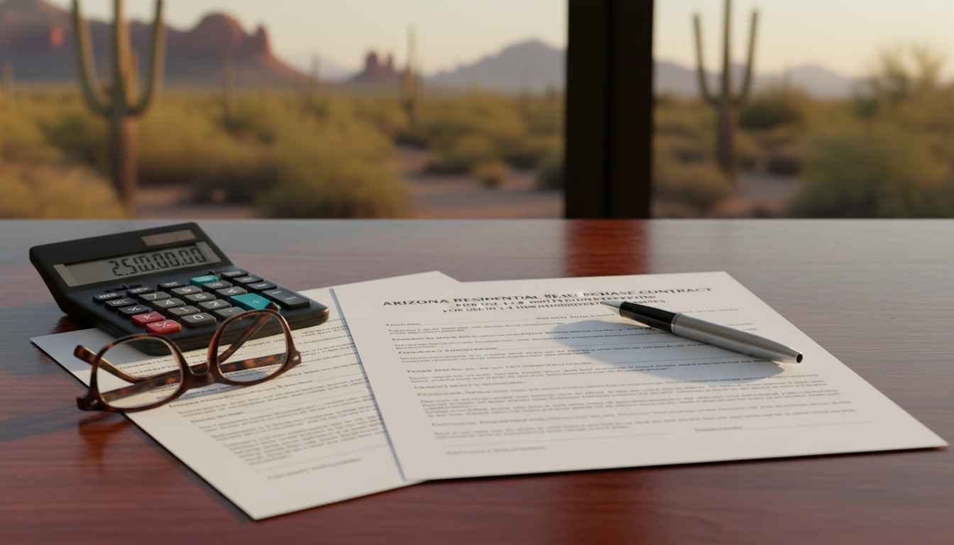 arizona real estate purchase contract pdf
