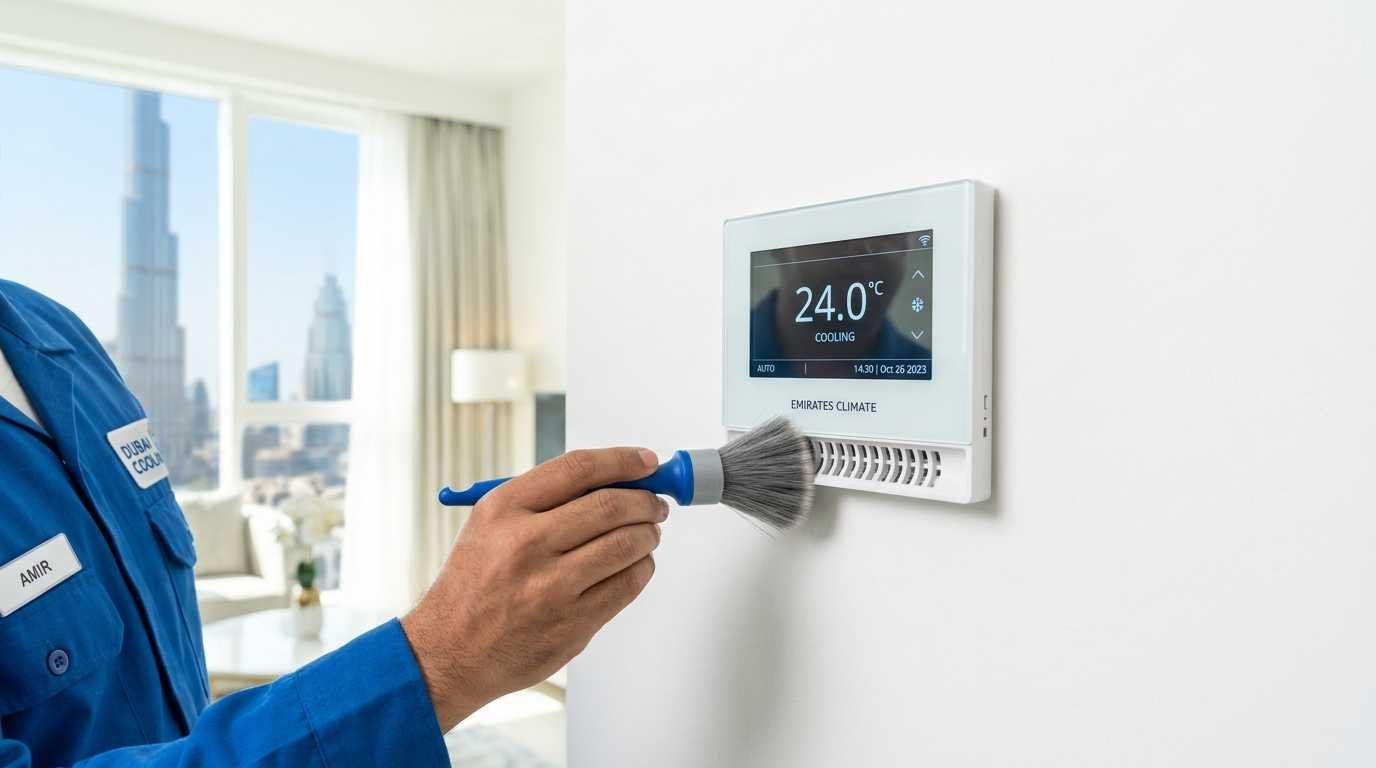 AC thermostat showing wrong temperature